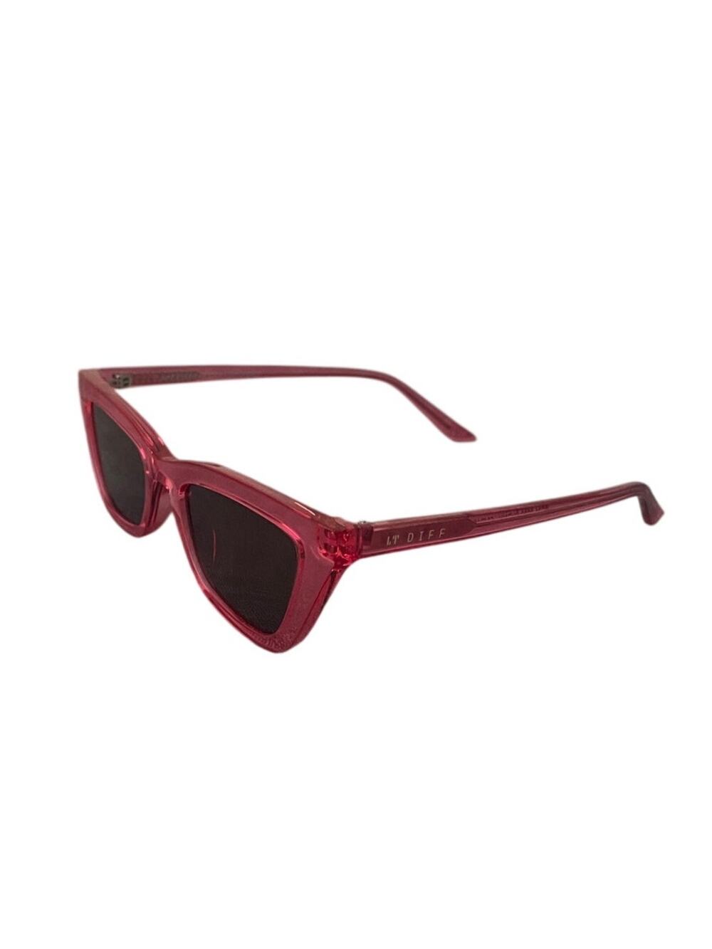 New DIFF Noelle Womens Pink Cat Eye Sunglasses